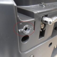 昭和レトロ シャープ コンパクトディスク ステレオカセット QT-C606-B 1995年製 CDラジカセ TWIN CD 動作品 苫小牧西店の画像