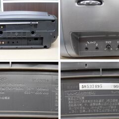 昭和レトロ シャープ コンパクトディスク ステレオカセット QT-C606-B 1995年製 CDラジカセ TWIN CD 動作品 苫小牧西店の画像