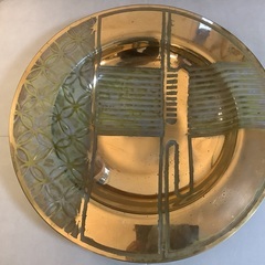 ガラス　大皿　b　検索→フローティングフラワー　ビオトープ　フルーツ皿　什器　オブジェ　コンランショップの画像