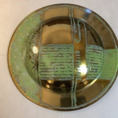 ガラス　大皿　b　検索→フローティングフラワー　ビオトープ　フルーツ皿　什器　オブジェ　コンランショップの画像