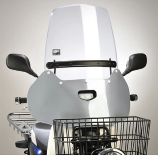 カブ、バイク、風防新品