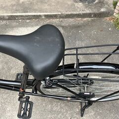 美車！ママチャリ　黒　LEDライトつき　２６インチ　鹿児島市の画像