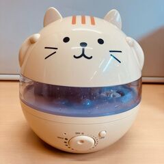 HAPiNS ふくふくにゃんこ（チャチャ丸）アロマ加湿器（L）HF-H2029の画像