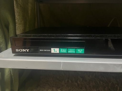 動作良好】SONY ソニー ブルーレイレコーダー BDZ-EW1200 1TB 【動作