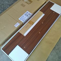 【割引・箱潰れ】Nゲージ・HOゲージ対応 鉄道模型ディスプレイケース ブラウン お譲り致します。幅113cm×奥行11.5cm×高さ31.5cm お客様組立品の画像