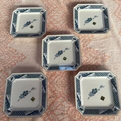 ノリタケ 角小皿５客揃の画像