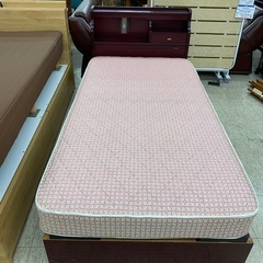 【ジモティー割引で最大15％OFF⭐️】　フランスベッド　（マットレス付き）ピンクの画像