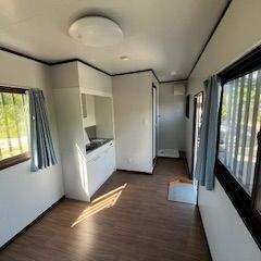 スーパーハウス4坪　3点ユニット、ミニキッチン付きの画像