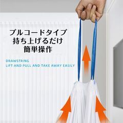 トイレ用処理袋 使い捨て 60枚 ゴミ袋 ポータブルトイレ処理袋 ロール状 高齢者 介護 災害 臨時トイレ 簡易トイレ 排泄物 後処理 簡単 汚物入れ プラスチック袋の画像