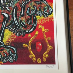 小松美羽付COA Komainu-samaThree hearts in oneの画像