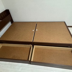 【無料】シングルベッドフレームの画像