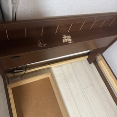 【無料】シングルベッドフレームの画像