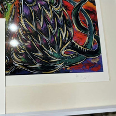 小松美羽 版画 天地の守護神 ED50 coa付の画像