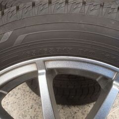 【バリ溝】165/65R15 アイスガード6＋アルミホイール｜状態良好｜タフト等にの画像
