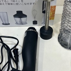 Vsadey 多機能ハンドブレンダー 5役 300W つぶす 混ぜる きざむ 泡立てる 砕く 離乳食 スムージー チョッパー開封後未使用の画像