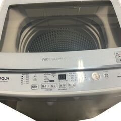 【AQUA 全自動洗濯機 8.0kg AQW-GV80H(W)／2021年製】の画像