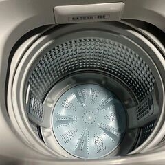 【AQUA 全自動洗濯機 8.0kg AQW-GV80H(W)／2021年製】の画像