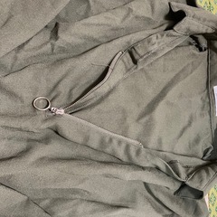 レディースL カーキ 長袖 トップスの画像