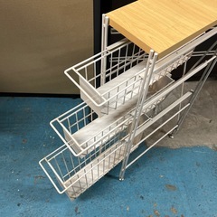 ランドリーラック　隙間収納　キッチン収納　スチールラックの画像