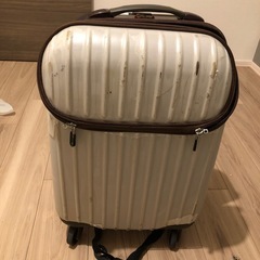 旅行カバンピンクの画像