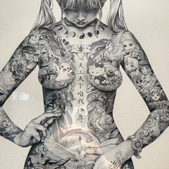 大友昇平 SHOHEI OTOMO「平成聖母」シルクスクリーンの画像