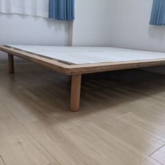 無印ベッドフレーム譲りますの画像