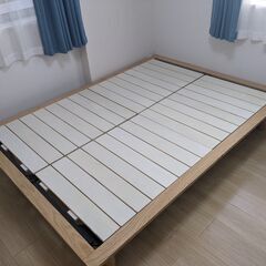 無印ベッドフレーム譲りますの画像