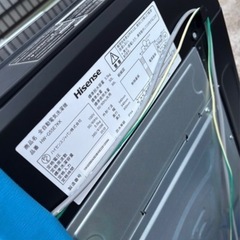 Hisense 洗濯機 5.5kg 難あり (年末処分予定)の画像