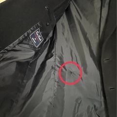 男性　冬用コート(※一部よごれや破れあり)の画像