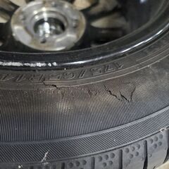 中古　アルミホイール　ヨコハマタイヤ　ノーマル４本セットの画像