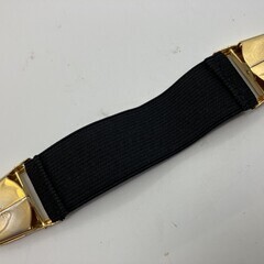 CHANEL シャネル アームバンド ロゴ アームクリップ ゴールド 片側のみ / ゴム破損あり 実用可（保持力弱め）の画像