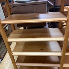 🪵人気🪵無印良品 フリーラック ナチュラルカラー シンプル  No.2680 NH の画像