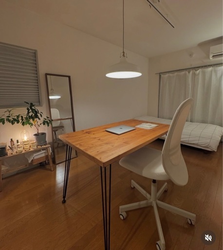 天然木テーブル デスク