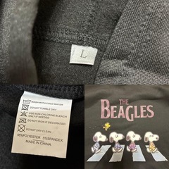 THE BEAGLES パーカー 裏起毛 スヌーピー オーバーサイズの画像