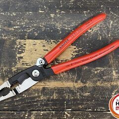 【久留米】【引き取り限定】【保管未使用品】KNIPEX クニペックス 13-91-200  プライヤー 電気設備用マルチプライヤー 寸法:200×85×20mm ※外箱にイタミ有の画像