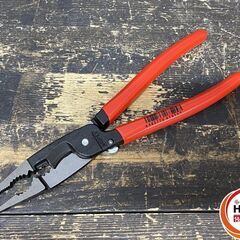 【久留米】【引き取り限定】【保管未使用品】KNIPEX クニペックス 13-91-200  プライヤー 電気設備用マルチプライヤー 寸法:200×85×20mm ※外箱にイタミ有の画像