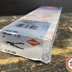 【久留米】【引き取り限定】【保管未使用品】KNIPEX クニペックス 13-91-200  プライヤー 電気設備用マルチプライヤー 寸法:200×85×20mm ※外箱にイタミ有の画像