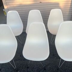 イームズ風シェルチェア 6脚セットの画像