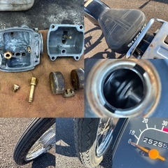 ⭐️K50快速スト❗️バッテリー・プラグなど新品⭐️キャブレータオーバーホールで快調⭐️50cc原付オートバイ⭐️の画像