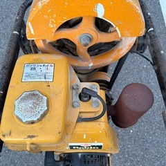 【動作良好】TOKUDEN ST-80ランマー 振動コンパクター Robin EC10 エンジン付き 台車付きの画像