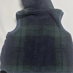 Gymphlex フード付きボアベスト　Ｌ　110cm の画像