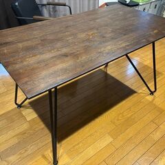 ロウヤ LOWYA ダイニングテーブル バーネイションテーブル 4人掛けの画像