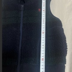 Gymphlex フード付きボアベスト　Ｌ　110cm の画像