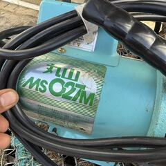 丸山製作所 電動噴霧器 噴霧器 MS027M ポータブル 農機具 モーター 消毒 除草 洗浄 100V 動作確認済みの画像
