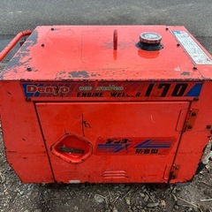Denyo ウェルダ セル付き 7馬力　発電機　溶接機 ALW-170GSS  エンジン溶接機 溶接 ガソリン　非常用　アーク溶接機　ウェルダー デンヨー　宮崎の画像