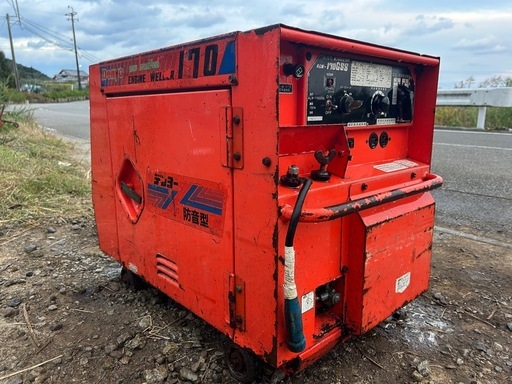 Denyo ウェルダ セル付き 7馬力　発電機　溶接機 ALW-170GSS  エンジン溶接機 溶接 ガソリン　非常用　アーク溶接機　ウェルダー デンヨー　宮崎