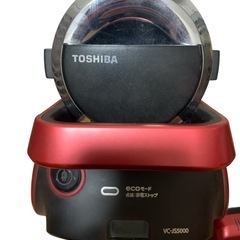 東芝 TOSHIBA サイクロンクリーナー トルネオVコンパクト ワインレッド VC-JS5000の画像