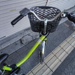 [Panasonic]ViVi(ビビ)DX 26吋電動アシスト自転車 8.9Ahバッテリー+充電器+キー2本付き(フレッシュグリーン)の画像