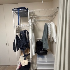 【スチール製】ハンガーラックの画像