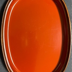 [美品]天然木のお盆と
湯呑み5個の画像